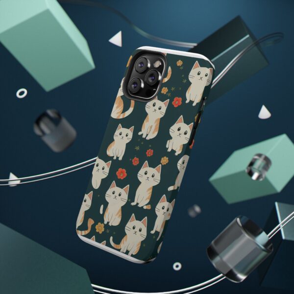 Cute Cat Pattern Phone Cases, Durable Kitty Phone Cover, Pet Lover Gift, Impact-Resistant Case, Cute Cat Accessories