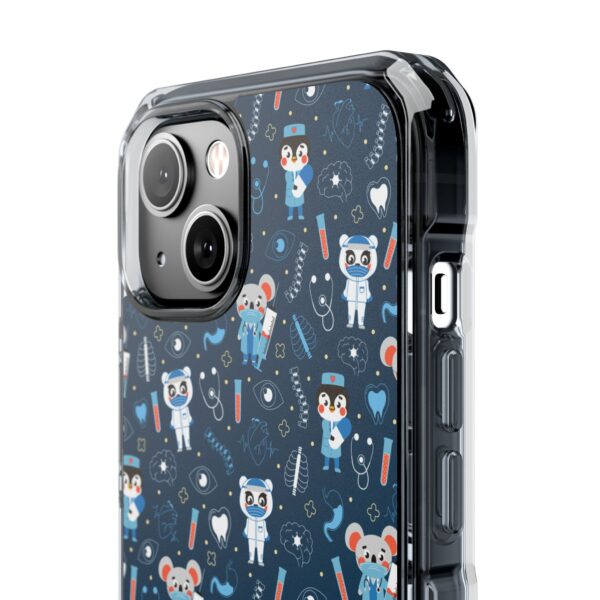 Kawaii Animal Phone Case - Cute Clear Impact Case, Unique Gift for Kids, Fun and Playful Style, Stylish Phone Protection