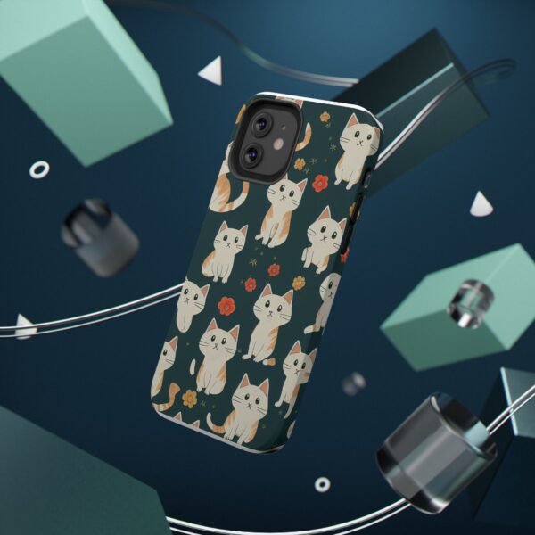 Cute Cat Pattern Phone Cases, Durable Kitty Phone Cover, Pet Lover Gift, Impact-Resistant Case, Cute Cat Accessories