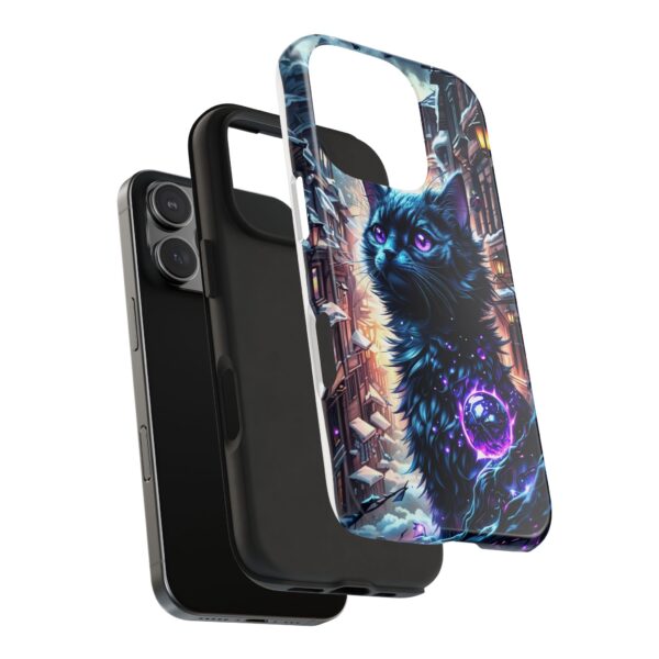 Mystical Cat Tough Phone Case - Protective & Stylish for Pet Lovers