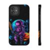 Colorful Astronaut Phone Case - Impact Resistant Protective Cover, Space Lovers Gift, Unique Phone Accessories, Cosmic Vibes, Galaxy Art