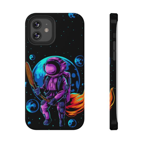 Colorful Astronaut Phone Case - Impact Resistant Protective Cover, Space Lovers Gift, Unique Phone Accessories, Cosmic Vibes, Galaxy Art