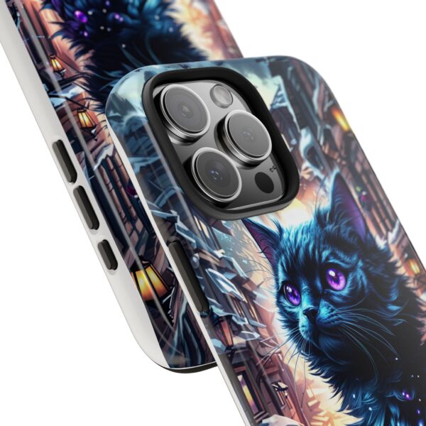 Mystical Cat Tough Phone Case - Protective & Stylish for Pet Lovers