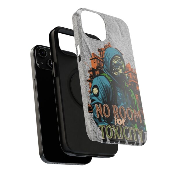 Tough Phone Case with Toxicity Design | No Room for Toxicity, Protector Case, Stylish Phone Cover, Gift for Gamers, Unique Phone Accessory