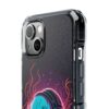 Vibrant Skeleton Phone Case - Magnetic Clear Impact Cases, Unique Phone Cover, Halloween Gift, Trendy Accessory, Skull Design