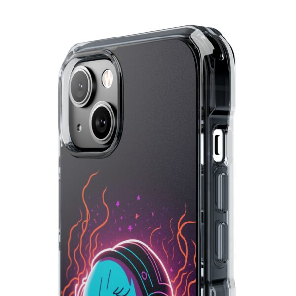 Vibrant Skeleton Phone Case - Magnetic Clear Impact Cases, Unique Phone Cover, Halloween Gift, Trendy Accessory, Skull Design