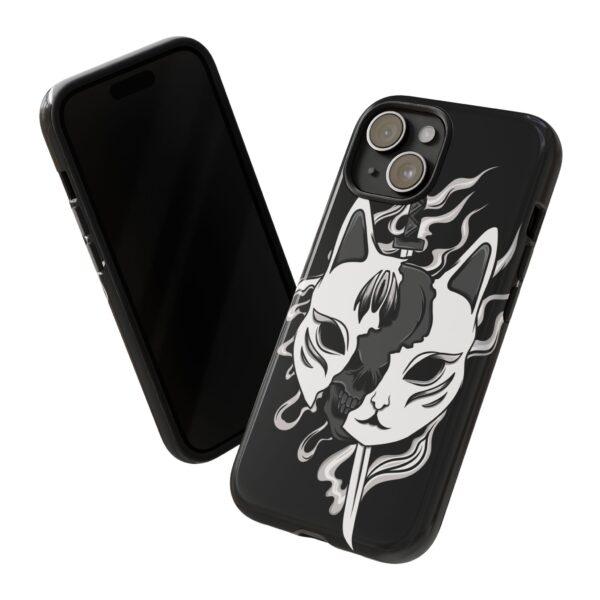 Gothic Cat Phone Case - Tough Cases for Cat Lovers and Dark Aesthetic Enthusiasts