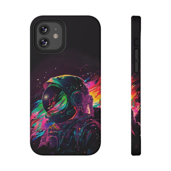 Vibrant Astronaut Phone Case - Cosmic Art, Space Lover Gift, Impact-Resistant, Unique Design, Phone Accessories