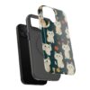 Cute Cat Pattern Phone Cases, Durable Kitty Phone Cover, Pet Lover Gift, Impact-Resistant Case, Cute Cat Accessories