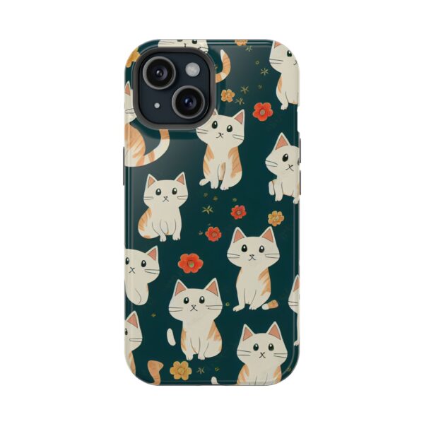 Cute Cat Pattern Phone Cases, Durable Kitty Phone Cover, Pet Lover Gift, Impact-Resistant Case, Cute Cat Accessories