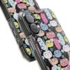 Colorful Cat Pattern Magnetic Clear Impact Cases, Cute Phone Cover, Gift for Cat Lovers, Fun Tech Accessories, Customizable Design