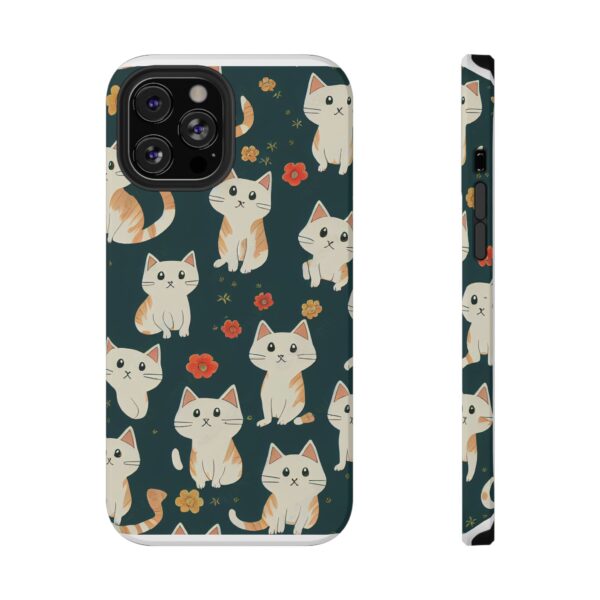 Cute Cat Pattern Phone Cases, Durable Kitty Phone Cover, Pet Lover Gift, Impact-Resistant Case, Cute Cat Accessories