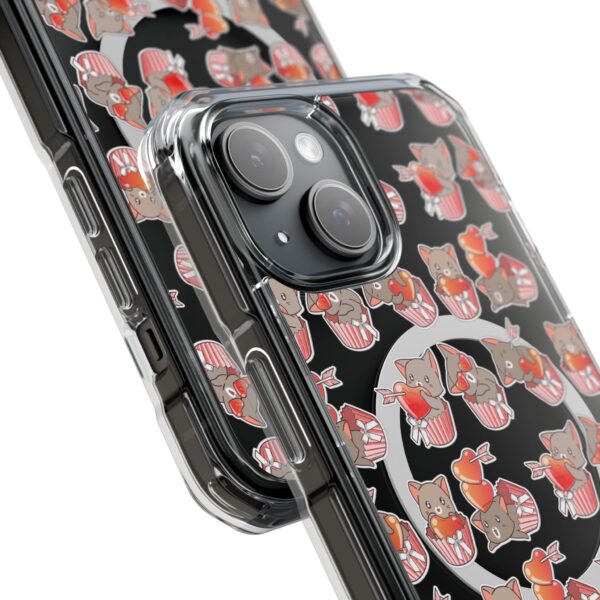 Cute Kawaii Otter Magnetic Clear Impact Cases, Fun Phone Accessories, Gift for Animal Lovers, Protect Your Phone, Trendy Cell Phone Case