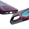 Vibrant Skull Headphones Phone Case, Skull Phone Cover, Halloween Gift, Unique Phone Accessory, Trendy Tech Protector