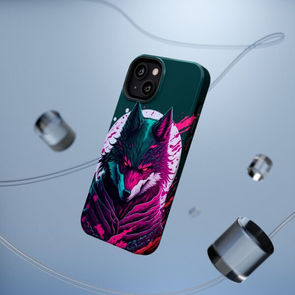 Vibrant Wolf Impact-Resistant Phone Case | Unique Phone Cover for Dog Lovers, Stylish Gift for Birthdays, Animal Inspired Tech Accessories