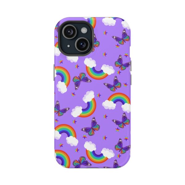 Colorful Butterfly & Rainbow Phone Case, Durable Shockproof Case, Cute Phone Cover for Kids and Teens, Gift for Birthdays, Colorful Designs