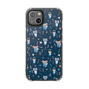 Kawaii Animal Phone Case - Cute Clear Impact Case, Unique Gift for Kids, Fun and Playful Style, Stylish Phone Protection