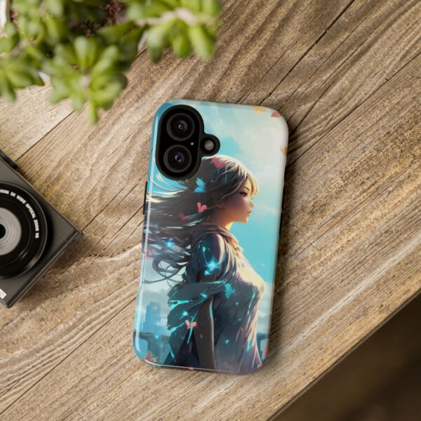 Artistic Tough Phone Case - Empowering Design for Nature Lovers