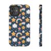 Colorful Star and Rainbow Impact-Resistant Phone Case | Cute Galaxy Phone Cover, Kids Gift, Durable Protection, Fun Design, Everyday Use