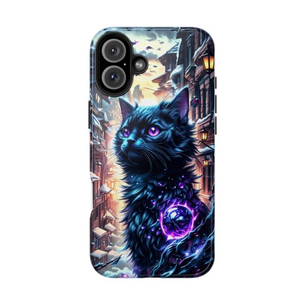 Mystical Cat Tough Phone Case - Protective & Stylish for Pet Lovers