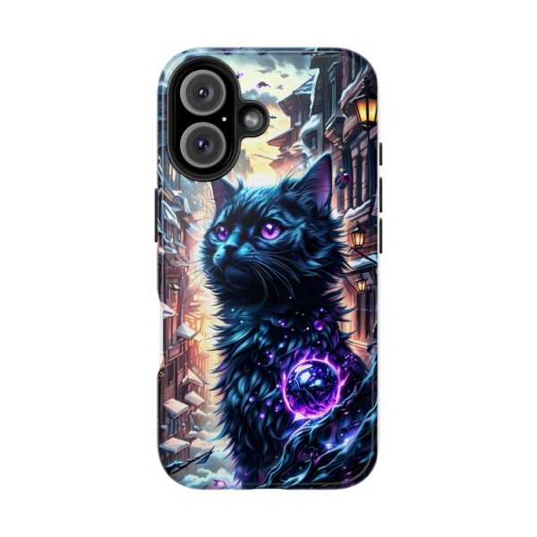 Mystical Cat Tough Phone Case - Protective & Stylish for Pet Lovers
