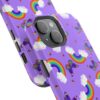 Colorful Butterfly & Rainbow Phone Case, Durable Shockproof Case, Cute Phone Cover for Kids and Teens, Gift for Birthdays, Colorful Designs