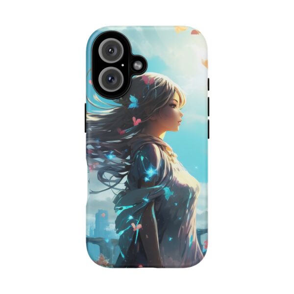 Artistic Tough Phone Case - Empowering Design for Nature Lovers