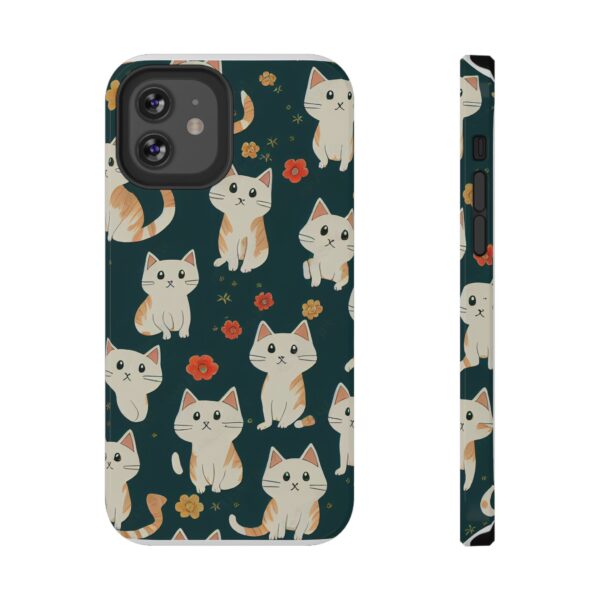 Cute Cat Pattern Phone Cases, Durable Kitty Phone Cover, Pet Lover Gift, Impact-Resistant Case, Cute Cat Accessories