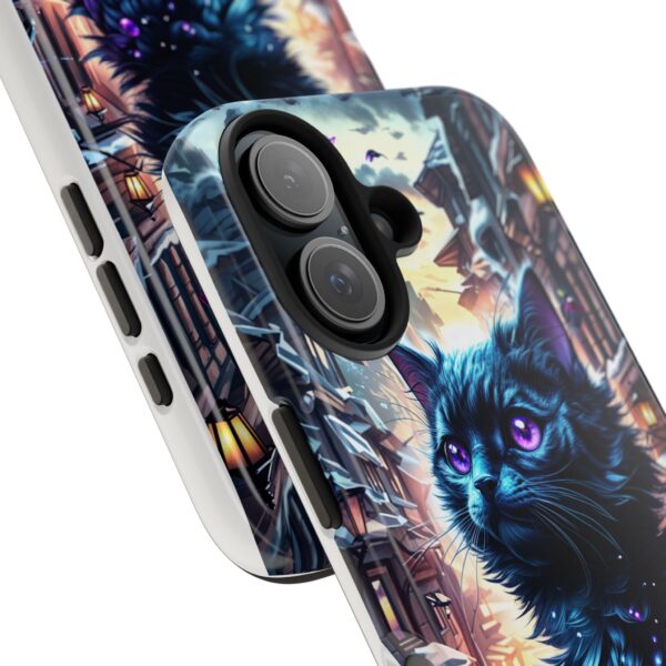 Mystical Cat Tough Phone Case - Protective & Stylish for Pet Lovers