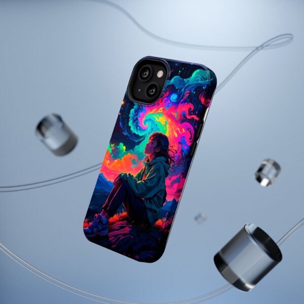 Vibrant Galaxy Phone Case, Impact-Resistant Case for Teenagers, Colorful Art Phone Cover for Gifts, Cute Phone Accessories, Unique Design