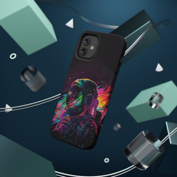 Vibrant Astronaut Phone Case - Cosmic Art, Space Lover Gift, Impact-Resistant, Unique Design, Phone Accessories