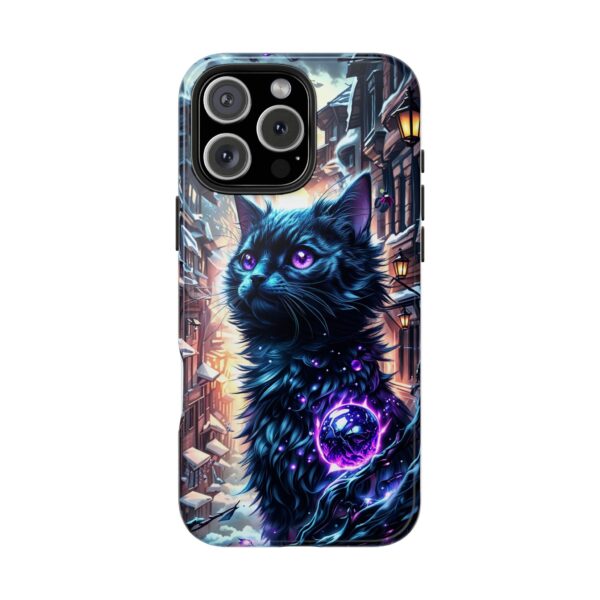 Mystical Cat Tough Phone Case - Protective & Stylish for Pet Lovers