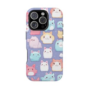 Cute Animal Phone Cases, Colorful Impact-Resistant Cases, Gifts for Cat Lovers, Cute Pet Accessories, Phone Protection