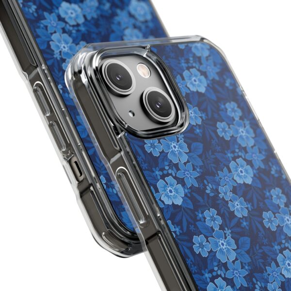 Magnetic Clear Phone Cases, Floral Design, Chic Phone Cover, Gift for Her, Tech Accessories, Flower Patterned Case