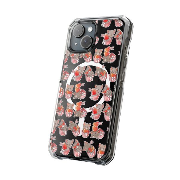 Cute Kawaii Otter Magnetic Clear Impact Cases, Fun Phone Accessories, Gift for Animal Lovers, Protect Your Phone, Trendy Cell Phone Case