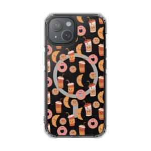Fun Foodie Phone Case, Cute Magnetic Clear Impact Cases, Fast Food and Dessert Lover Gift, Unique Cell Phone Protection, Birthday or [...]