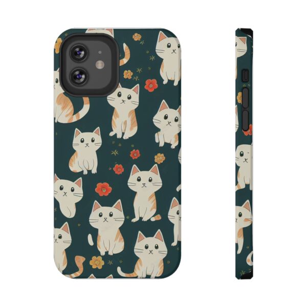Cute Cat Pattern Phone Cases, Durable Kitty Phone Cover, Pet Lover Gift, Impact-Resistant Case, Cute Cat Accessories