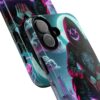Tough Cases Phone Case - Edgy Urban Gothic Design with Snake and Neon Glow