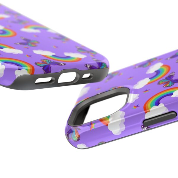 Colorful Butterfly & Rainbow Phone Case, Durable Shockproof Case, Cute Phone Cover for Kids and Teens, Gift for Birthdays, Colorful Designs