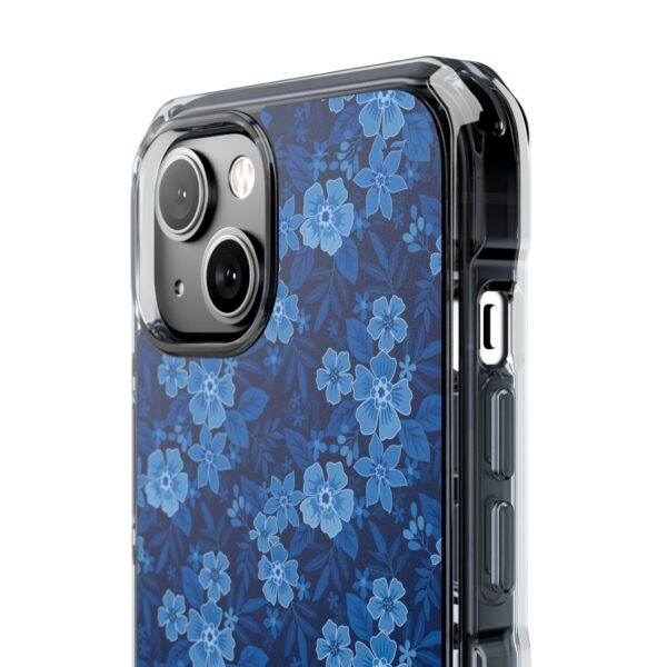 Magnetic Clear Phone Cases, Floral Design, Chic Phone Cover, Gift for Her, Tech Accessories, Flower Patterned Case