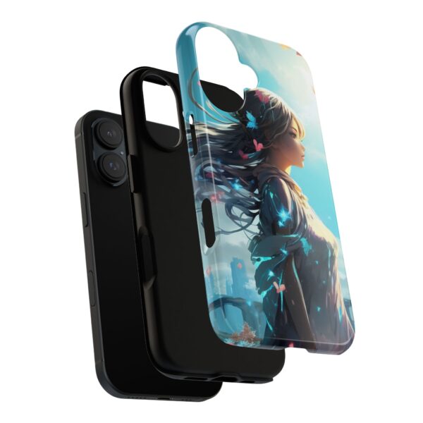 Artistic Tough Phone Case - Empowering Design for Nature Lovers