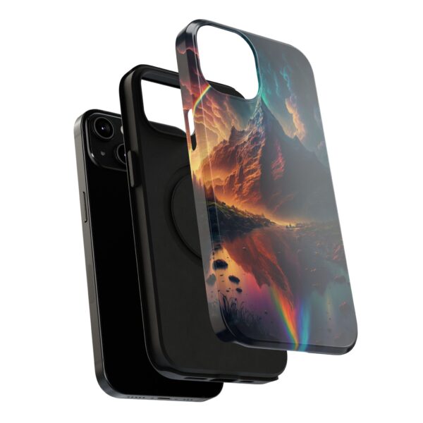 Vibrant Landscape Phone Case - Impact-Resistant Cover for Outdoor Enthusiasts, Colorful Protection, Rainbow Mountain Art, Unique Gift, [...]
