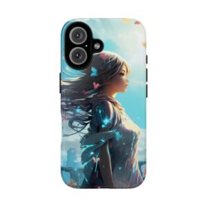 Artistic Tough Phone Case - Empowering Design for Nature Lovers