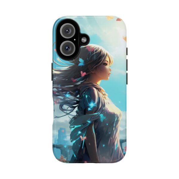 Artistic Tough Phone Case - Empowering Design for Nature Lovers