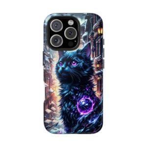 Mystical Cat Tough Phone Case - Protective & Stylish for Pet Lovers