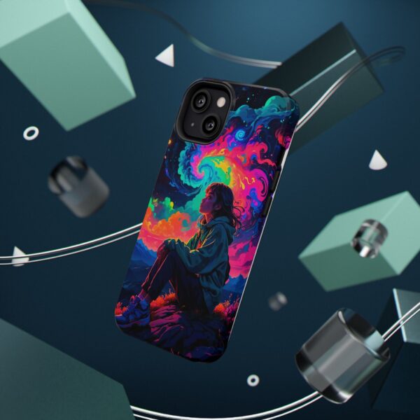 Vibrant Galaxy Phone Case, Impact-Resistant Case for Teenagers, Colorful Art Phone Cover for Gifts, Cute Phone Accessories, Unique Design