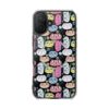 Colorful Cat Pattern Magnetic Clear Impact Cases, Cute Phone Cover, Gift for Cat Lovers, Fun Tech Accessories, Customizable Design