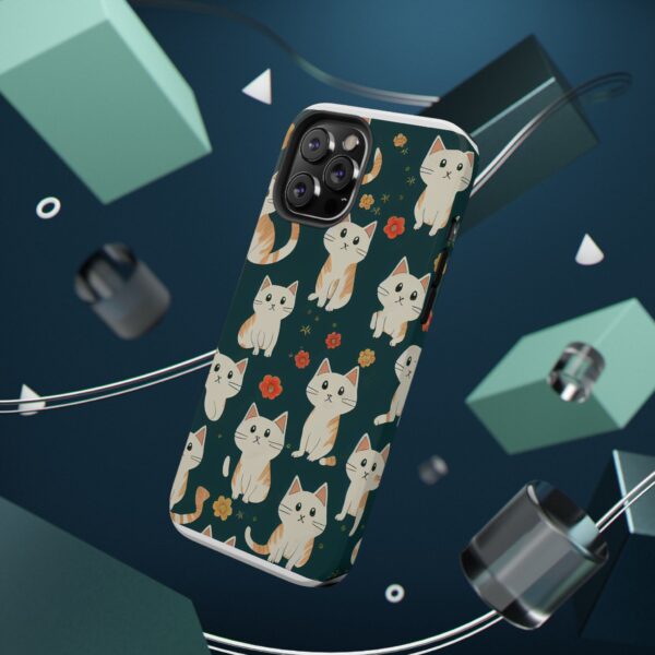 Cute Cat Pattern Phone Cases, Durable Kitty Phone Cover, Pet Lover Gift, Impact-Resistant Case, Cute Cat Accessories