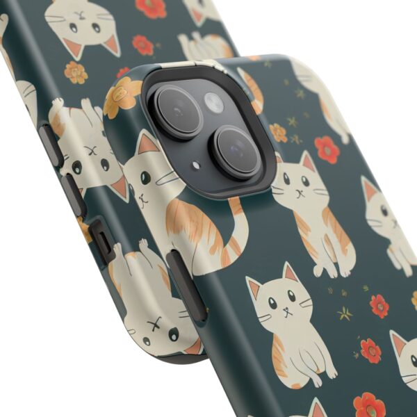 Cute Cat Pattern Phone Cases, Durable Kitty Phone Cover, Pet Lover Gift, Impact-Resistant Case, Cute Cat Accessories