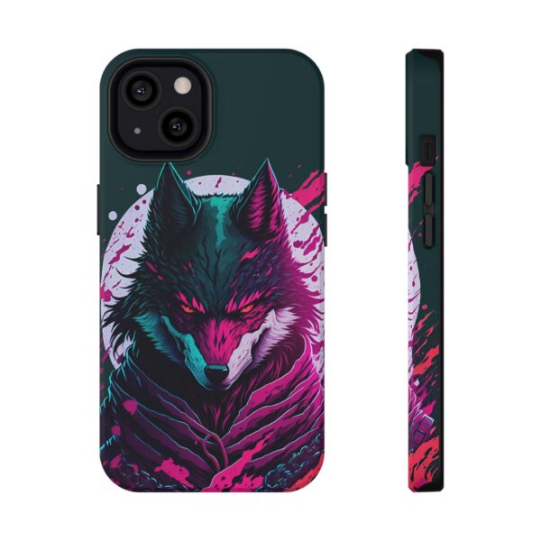 Vibrant Wolf Impact-Resistant Phone Case | Unique Phone Cover for Dog Lovers, Stylish Gift for Birthdays, Animal Inspired Tech Accessories